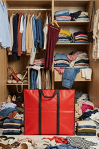 Storage Bag Extra Large - Red - 27x24+13 inch | Non Woven