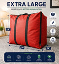 Storage Bag Extra Large - Red - 27x24+13 inch | Non Woven